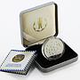 Kazakhstan 500 tenge Homeland of Apples gilded proof silver coin 2013