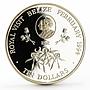 Belize 10 dollars Royal Visit proof silver coin 1994