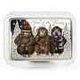 Congo 1000 francs Year of the Monkey colored proof silver coin 2016