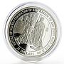 Liberia 20 dollars History of Norway series King Haakon VII silver coin 2000