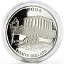 Liberia 20 dollars Sydney Olympic Games series Rowing proof silver coin 2000