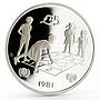 Malta 5 pounds International Year of the Child proof silver coin 1981