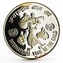 India 100 rupees International Year of the Child proof silver coin 1981