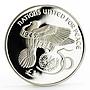 Ireland 1 pound 50th Anniversary of United Nations Flying Dove silver coin 1995