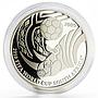 Palau 5 dollars Football World Cup in South Africa The Rhino silver coin 2009