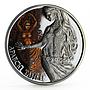 Belarus 20 rubles Magic of Dance The Arabic Dance Dancing Woman silver coin 2011