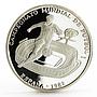 Saharawi 1000 pesetas FIFA World Cup Spain Football 1982 silver coin 2002