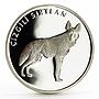Turkey 20 lira Animal series Striped Hyena proof silver coin 2005