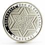 Turkey 50 lira Traditional Turkish Handcrafts Woodworking proof silver coin 2013