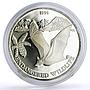 Samoa 10 dollars Conservation Wildlife Flying Bat Fauna proof silver coin 1994