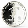 Equatorial Guinea 7000 francos Olympic Games in Barcelona Run silver coin 1992