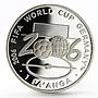 Tonga 1 paanga 18th Football World Cup in Germany Field proof silver coin 2004