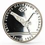 Panama 1 balboa Seoul Olympic Summer Games series Gymnastics silver coin 1988