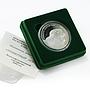 Transnistria 5 rubles Kolkotov Reserve Cave Lion Animals Fauna silver coin 2008