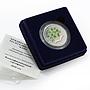 Transnistria 10 rubles Local Red Book series Water Caltrop silver coin 2018