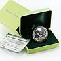 Tokelau 1 dollar Russian Troika Horses colored silver proof coin 2014