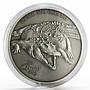 Tokelau 5 dollars Pacific Animals series Crocodile silver coin 2013