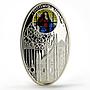 Niue 1 dollar Gothic Cathedrals series Milan Cathedral proof silver coin 2010