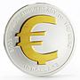 Nauru 10 dollars First Anniversary of the Euro in Circulation silver coin 2003