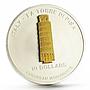 Nauru 10 dollars European Monuments Tower of Piza silver coin 2006