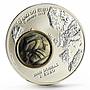 Sao Tome and Principe 2000 dobras Year of the Euro 5 Pesetas bimetal coin 1999