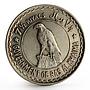 Ras al-Khaimah 7 1/2 riyal Animal series A Barbary Falcon silver coin 1970