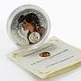 Niue 1 dollar Alphonse Mucha Zodiac series Sagittarius colored silver coin 2011