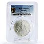 Slovakia 10 euro 250th Birth of Chatam Sofer MS70 PCGS silver coin 2012