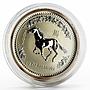 Australia 50 cents Lunar Calendar series I Year of the Horse silver coin 2002