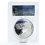 Tuvalu 1 dollar Classic Motorbikes series BMW R12 PR70 PCGS silver coin 2008