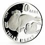 Bulgaria 10 leva Endangered Wild Animals series Monk Seal proof silver coin 1999