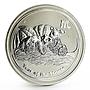 Australia 50 cents Lunar Calendar series II Year of the Mouse silver coin 2008