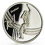 South Africa 1 rand Protea series Cricket World Cup proof silver coin 2003