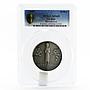 Ukraine 20 hryvnias Holodomor Famine MS69 PCGS silver coin 2007
