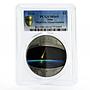 Niue 1 dollar Space series Muonionalusta Meteorite MS69 PCGS silver coin 2016