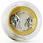 Britain 2 pounds 250th Anniversary of Charles Darwin piedfort silver coin 2009