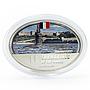 Fiji 2 dollars Submarines of the World series Triomphant proof silver coin 2010