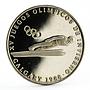 Panama 1 balboa Calgary Olympic Winter Games series Ski Jumping CuNi coin 1988