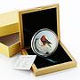 Mongolia 5000 togrog Aquila Rapax Steppe Eagle colored proof silver coin 2007