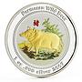 Fiji 2 dollars Year of the Pig series Formosan Wild Boar silver coin 2007