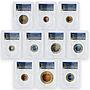 Australia set of 10 coins Planetary Coins Mars Neptune MS70x8 MS69x2 PCGS 2017