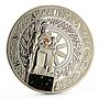 Niue 1 dollar Kuzbas Coal Mines series Statue of a Worker proof silver coin 2012