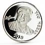 South Ossetia 1 ruble Ugo Chavez The Leader of Venezuela proof nickel coin 2013