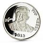 South Ossetia 1 ruble Ugo Chavez The Leader of Venezuela proof nickel coin 2013