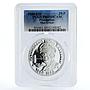 Philippines 25 piso 100 Years to Douglas McArthur PR69 PCGS silver coin 1980