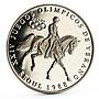 Panama 1 balboa Seoul Olympic Summer Games series Equestrian CuNi coin 1988