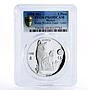 Mexico 5 pesos World Wildlife Fund Wolf Lobo PR69 PCGS proof silver coin 1998
