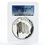 Bahamas 5 dollars The National Flag PR69 PCGS proof silver coin 1974
