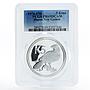 Papua New Guinea 5 kina New Guinea Eagle PR69 PCGS proof silver coin 1976