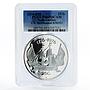 Netherlands Antilles 25 gulden Andrew Doria Ship PR69 PCGS silver coin 1976